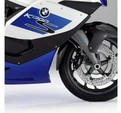 Image de PUIG 6172N : Extension de garde-boue avant, compatible avec BMW K1200 S, couleur noire