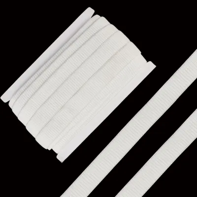 Elastisches Band 23,5 m x 2,49 cm, weiß, zum Nähen
