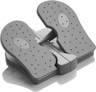 Immagine prodotto di Set compatto di mini-stepper, grigio, per l'ufficio e la casa