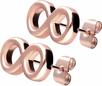 Produktbild von Chirurgenstahl Ohrstecker UNENDLICHKEIT