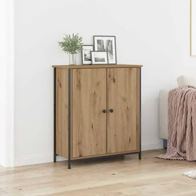Obrázek produktu pro Maison Exclusive - Průdušná skříňka Artisan z dubového dřeva 70 x 30 x 80 cm Dřevěný materiál