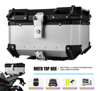 Produktbild von Motorkoffer – Topkoffer – Motorradkoffer – Helmkoffer – Rollerkoffer – Fassungsvermögen: 65 Liter