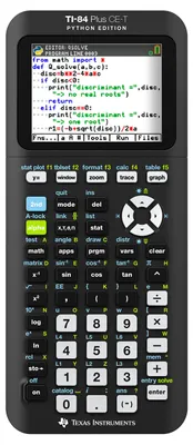 Image de Texas Instruments TI-84 Plus CE-T Python Edition Calculatrice graphique noire (113,00)