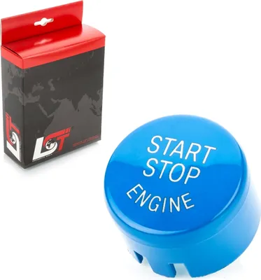Produktbild von Start Stop Knopf blau für BMW 1er 2er 3er 4er 5er 6er 7er X3 X4 X5 X6 F-Serie