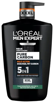 Image de L'Oréal Men Expert Pure Carbon XXXL 5in1 Gel douche