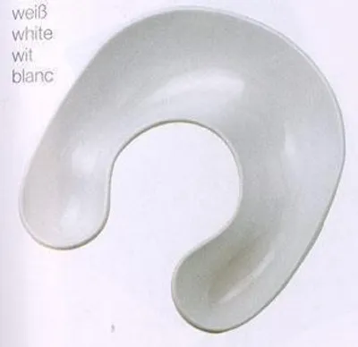 Produktbild von Halsschutzschale weiss Neck tray black