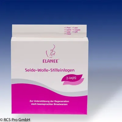 Produktbild von Elanee Stilleinlagen Seide-Wolle 2lagig 2 St