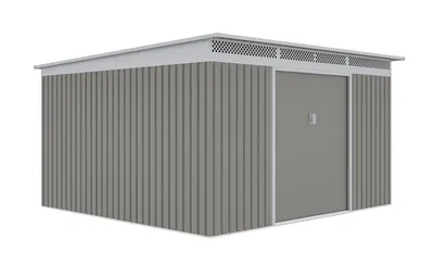 Produktbild von Gartenhaus G21 GRAH 1132 - 340 x 333 cm, grau metallic