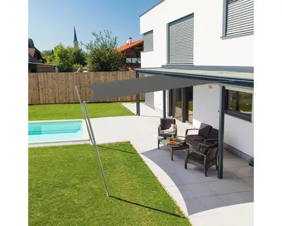 Productafbeelding van Zonnescherm Cannes, vierkant, 4m, antraciet
