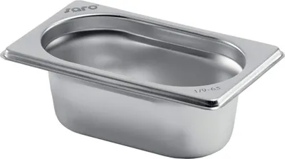 GN-Behälter 1/9, 100 mm Tiefe, Edelstahl, 1 Liter