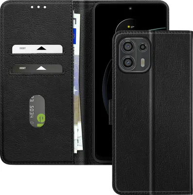 Obrázek produktu pro Avizar, koženkové pouzdro s funkcí stojánku Motorola Edge 20 Lite, černé