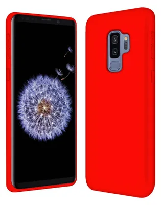 Image de Housse Samsung Galaxy S9+ Housse de protection en gel de silicone Housse pour téléphone portable, rouge
