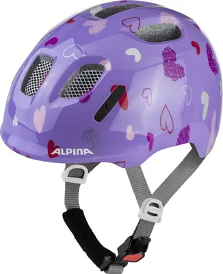 Produktbild von ALPINA Kinder-Helm Ximo 2, purple hearts