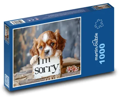 Obrázok produktu pre Puzzle 1000 Psík s ospravedlnením - martinpuzzle