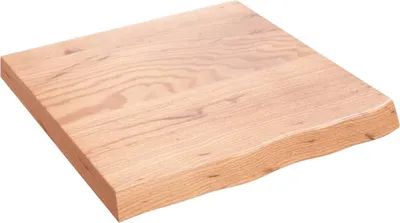 Produktbild von Wandregal Hellbraun 60x60x(2-6) cm Massivholz Eiche Behandelt
