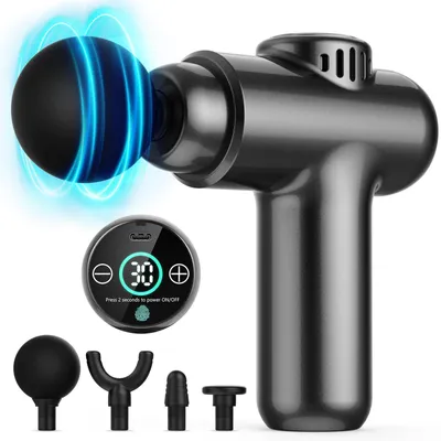 Produktbild von Massagepistole 30 Geschwindigkeiten, LCD Touchscreen, für Muskelkater