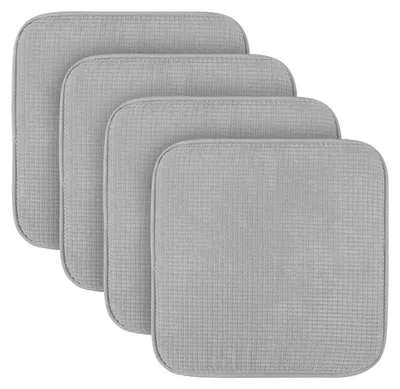Imagen del producto de Cojines para sillas, estructura en gris claro, pack de 4 unidades