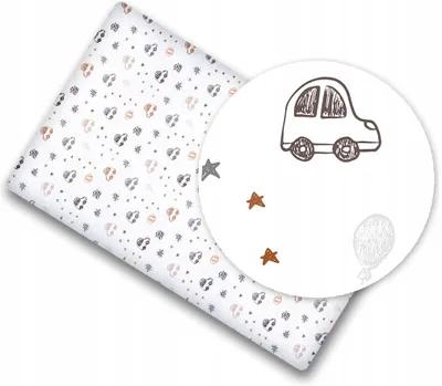Produktbild von Babymam Spannbettlaken Kinderbett 120x60 cm 100% Baumwolle