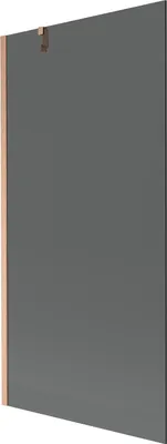 Obrázok produktu pre Sprchový paravan Mexen Next, 1-dielny, 90 x 150 cm, grafitová farba, leštená meď – 895-090-000-00-40-65