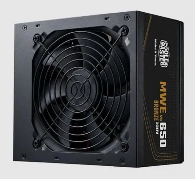 Produktbild von PC-Netzteil Cooler Master MWE 650W V2, 650W, 80 PLUS Bronze, Semi-Modular, ATX 3.1