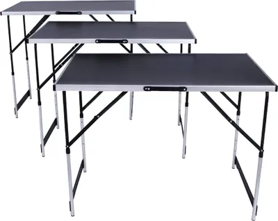 Produktbild von tapetový stolík sada 3 skladacích 300 x 60 x 73 - 94 cm