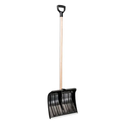 Produktbild von Schneeschieber Schneeräumer 46cm mit Holz Stiel und D-Griffe 46cm / 135cm / M-4 / 3728