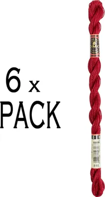 Zdjęcie produktu dla 6x DMC Gimping Yarn strength 5, 15 m, 115ar/5-816