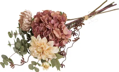 Immagine prodotto di Bouquet di fiori artificiali Dahlia altezza 68 cm multicolore.