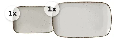 Produktbild von Servierplatten - Set 2 tlg. Casa creme