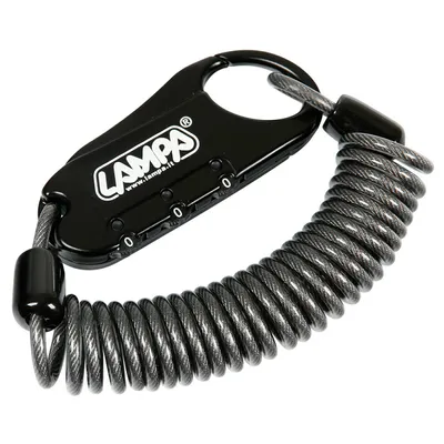 Immagine prodotto di Lucchetto Lampa Raptorcon cavo a spirale 150cm