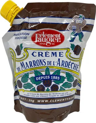 Produktbild von Clement Faugier Die originale Maronencreme aus Frankreich 1 KG im praktischen Spender Beutel