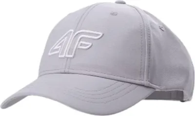Zdjęcie produktu dla 4F Czapka z daszkiem uni  U314, szara, L/XL, regulowana
