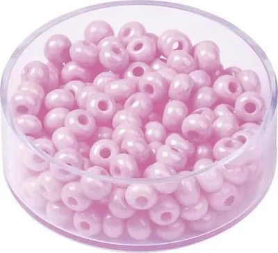 Produktbild von KNORR PRANDELL 213102211 Böhmische Rocailles Ø 5 mm Glas zartrosa