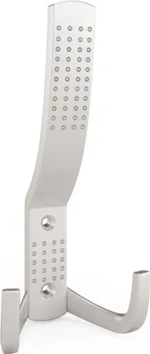 Produktbild von Kleiderhaken Punktmuster Huthaken Modell WP11 Garderobenhaken Wandhaken Zamak Chrom matt