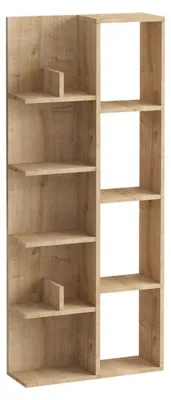 Image de CALICOSY - Bibliothèque 4 niches et 4 étagères H150 cm - LILY