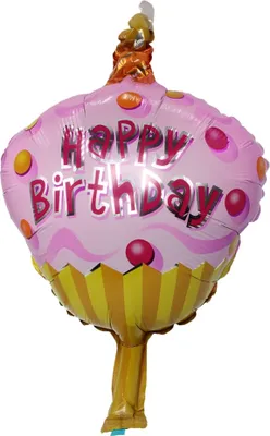 Produktbild von Happy Birthday Folienballon 30 x 20 CM Luftballon