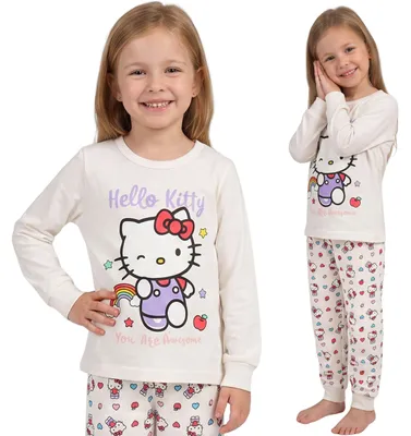 Produktbild von Hello Kitty Baumwoll-Pyjama Mädchen, 2-teilig, , 104
