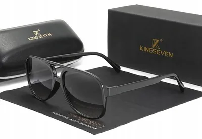 Produktbild von KINGSEVEN N7129 Sonnenbrille Pilotenbrille UV400 Polarisiert