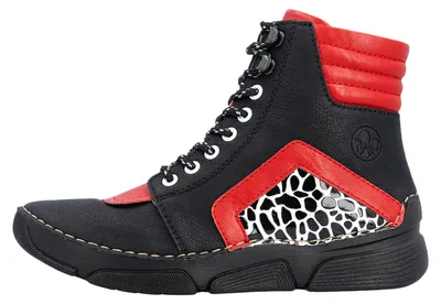 Produktbild von Rieker Schnür-,Zug-u.Schnallenstiefel in schwarz, Gr. 36
