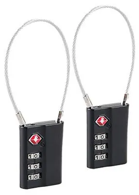 Produktbild von allit Zahlen-Sicherheitsschloss AluPlus AddOn Lock 2er Set mit Stahlseil