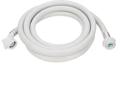 Zdjęcie produktu dla Rura wlotowa wody do pralki z PVC z przyłączem stalowym - Węże przedłużające do wtrysku 1 m/39,4 cala