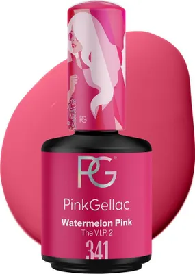 Produktbild von Pink Gellac - Shellac - Cremiges Finish - 341 Watermelon Pink - 15ml