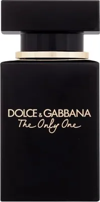 A black bottle of Dolce & Gabbana The Only One Eau de Parfum.
