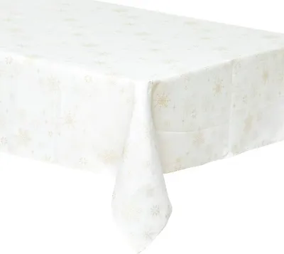 Produktbild von Tischdecke flocken 140x360cm gold - Feeric Lights & Christmas