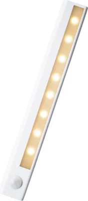 Zdjęcie produktu dla Oświetlenie LED do szaf z czujnikiem ruchu 3000-6500K zasilane bateryjnie oświetlenie nocne do kuchni łazienek garderoby przedpokoju