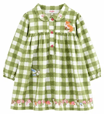Produktbild von Cath Kidston - Kleid für Mädchen, Mit Kragen CT416 (104) (Grün), KI-generiertes Bild