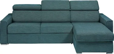 Zdjęcie produktu dla Narożnik z materacem - Wymienny narożnik - Tkanina - Niebieski - Powierzchnia do leżenia ze stelażem z szerokimi listwami 140 cm - Materac 22 cm - Pianka z pamięcią kształtu - VIZIR