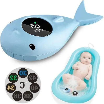Obrázok produktu pre Digitálny teplomer Babypad, modrý