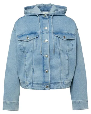 Produktbild von s.Oliver Indoor-Jacke mit Kapuze, Relaxed Fit, elastisch, Blau, Größe L