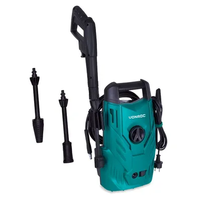 Produktbild von Vonroc Hochdruckreiniger V14C-1-1400W - 110 bar - 390 l/h - Inkl. 5m Schlauch